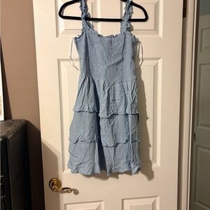 Lulu's Light Blue Mini Dress